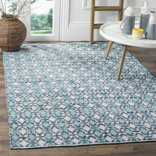 Safavieh Montauk MTK123 Turquoise/Multi Area Rug Room Scene