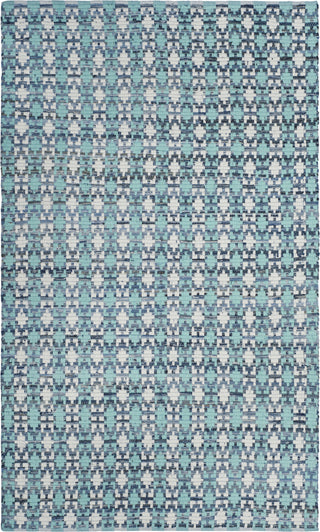 Safavieh Montauk MTK123 Turquoise/Multi Area Rug 5' X 8'