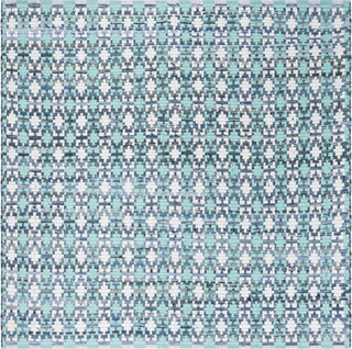 Safavieh Montauk MTK123 Turquoise/Multi Area Rug 6' Square