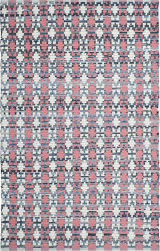 Safavieh Montauk MTK123 Coral/Multi Area Rug 4' X 6'