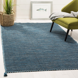 Safavieh Montauk MTK150 Blue/Black Area Rug Room Scene