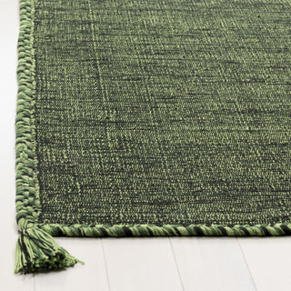 Safavieh Montauk MTK150 Green/Black Area Rug Detail