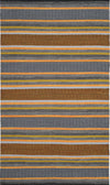 Safavieh Montauk MTK212 Navy/Multi Area Rug 5' X 8'