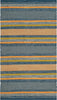 Safavieh Montauk MTK213 Blue/Orange Area Rug 3' X 5'