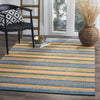 Safavieh Montauk MTK213 Blue/Orange Area Rug Room Scene