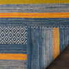Safavieh Montauk MTK213 Blue/Orange Area Rug Backing