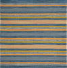 Safavieh Montauk MTK213 Blue/Orange Area Rug Square