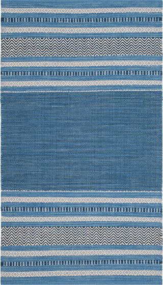 Safavieh Montauk MTK214 Blue/Grey Area Rug 3' X 5'