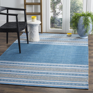 Safavieh Montauk MTK214 Blue/Grey Area Rug Room Scene