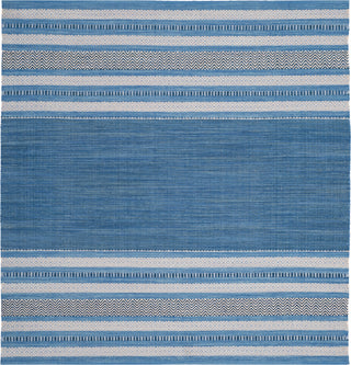 Safavieh Montauk MTK214 Blue/Grey Area Rug 6' Square