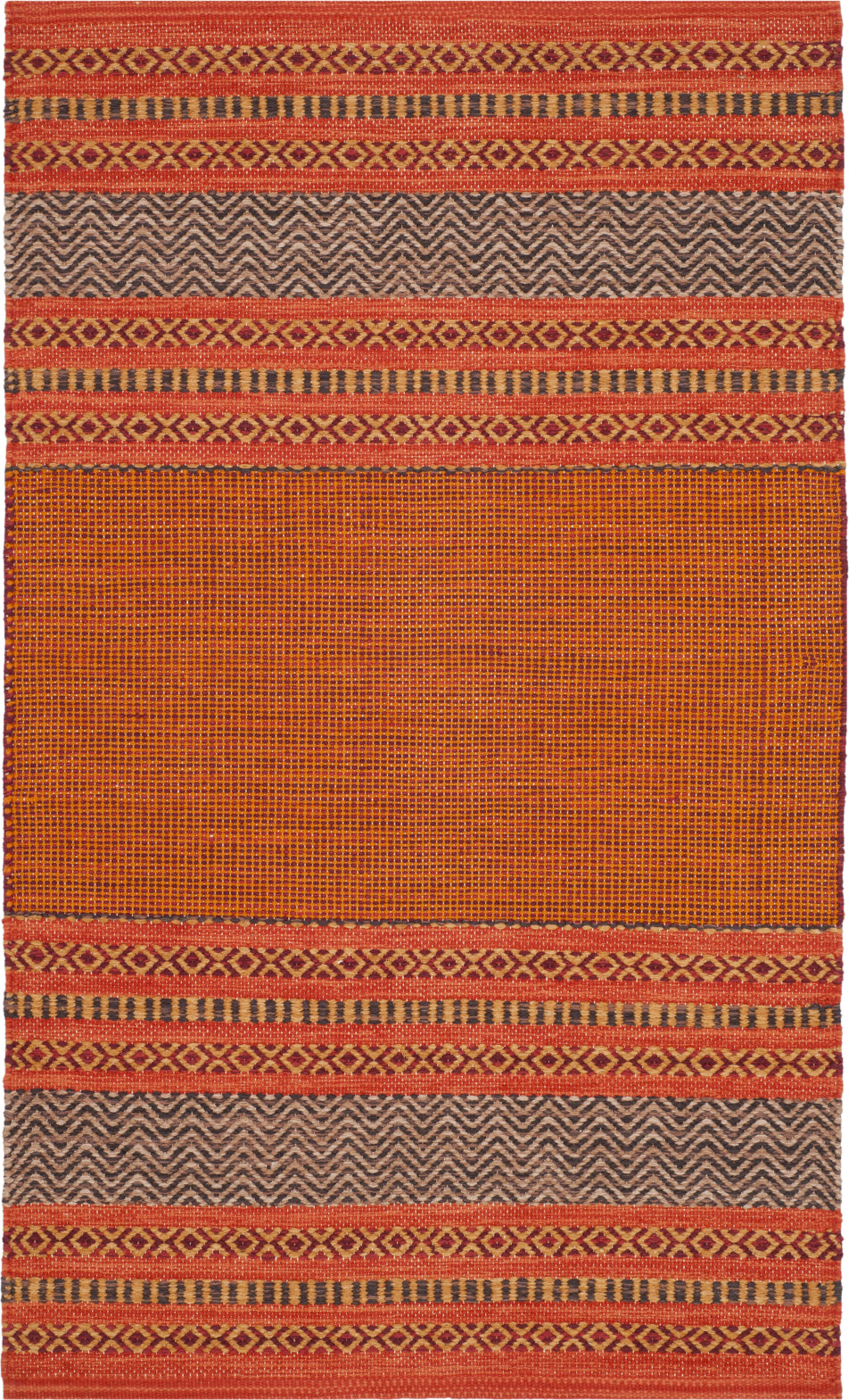 Safavieh Montauk MTK214 Orange/Red Area Rug main image