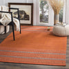 Safavieh Montauk MTK214 Orange/Red Area Rug Room Scene