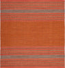 Safavieh Montauk MTK214 Orange/Red Area Rug 6' Square