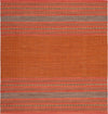 Safavieh Montauk MTK214 Orange/Red Area Rug 6' Square