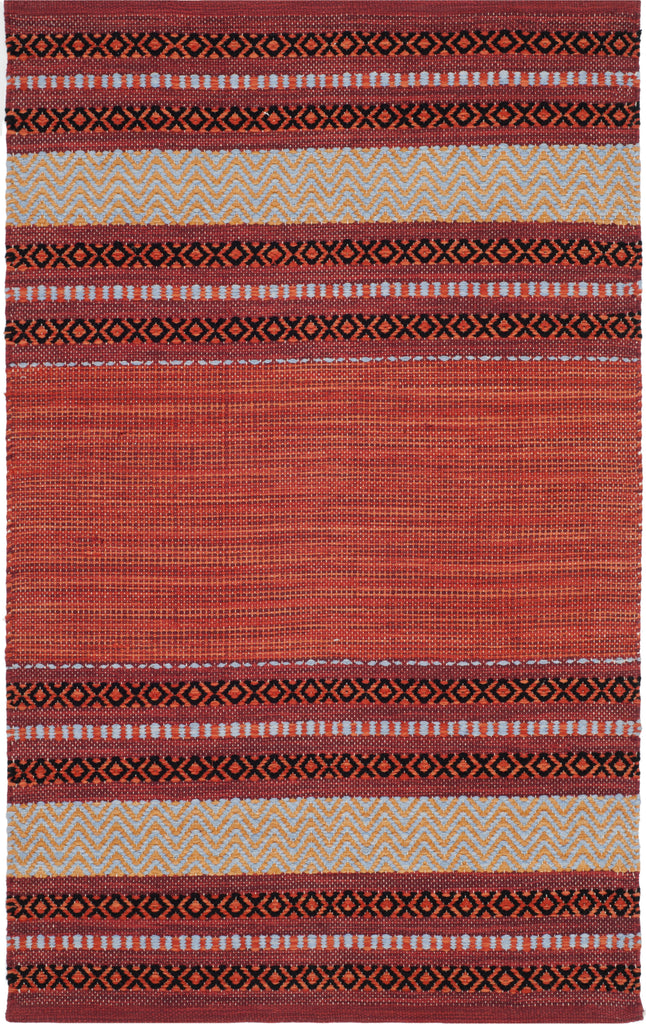 Safavieh Montauk MTK214 Red/Ivory Area Rug main image
