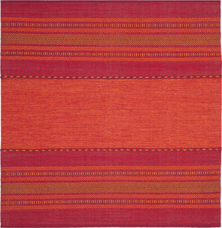 Safavieh Montauk MTK215 Orange/Red Area Rug 6' Square