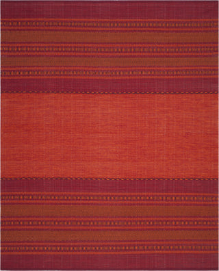 Safavieh Montauk MTK215 Orange/Red Area Rug 8' X 10'