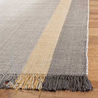 Safavieh Montauk MTK301 Mustard/Grey Area Rug Detail