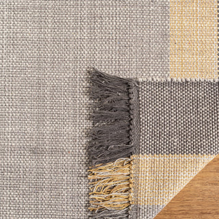 Safavieh Montauk MTK301 Mustard/Grey Area Rug Backing