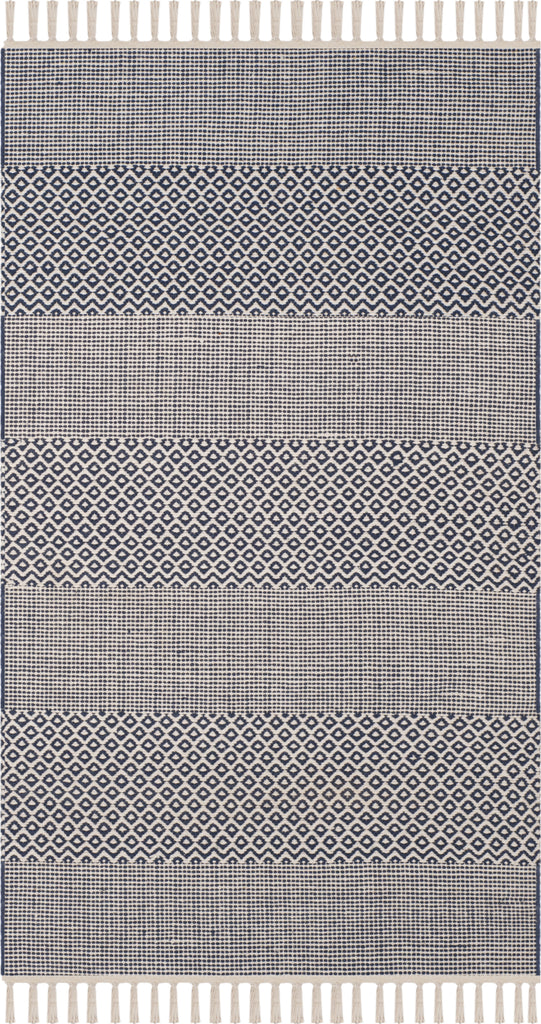Safavieh Montauk MTK330 Ivory/Navy Area Rug main image