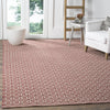 Safavieh Montauk MTK333 Ivory/Red Area Rug Room Scene