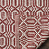 Safavieh Montauk MTK333 Ivory/Red Area Rug Backing