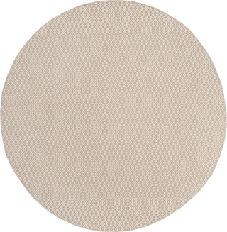 Safavieh Montauk MTK339 Ivory/Grey Area Rug 6' Round