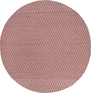 Safavieh Montauk MTK339 Ivory/Red Area Rug Round