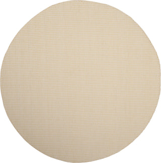 Safavieh Montauk MTK340 Ivory/Yellow Area Rug 6' Round