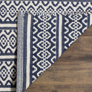 Safavieh Montauk MTK341 Ivory/Navy Area Rug Backing