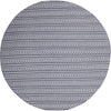 Safavieh Montauk MTK341 Ivory/Navy Area Rug Round