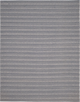 Safavieh Montauk MTK341 Ivory/Navy Area Rug 8' X 10'