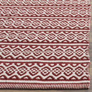 Safavieh Montauk MTK341 Ivory/Red Area Rug Detail