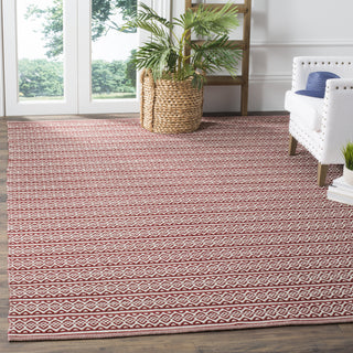 Safavieh Montauk MTK341 Ivory/Red Area Rug Room Scene