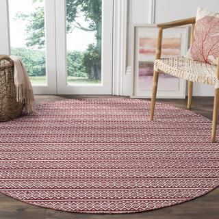 Safavieh Montauk MTK341 Ivory/Red Area Rug Room Scene