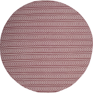 Safavieh Montauk MTK341 Ivory/Red Area Rug Round