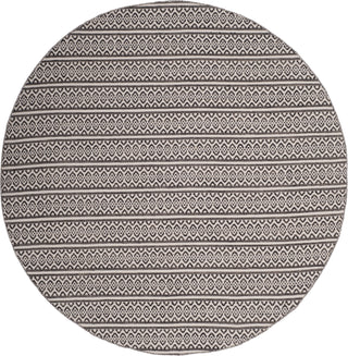 Safavieh Montauk MTK341 Ivory/Black Area Rug 6' Round