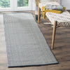 Safavieh Montauk MTK345 Ivory/Navy Area Rug Room Scene