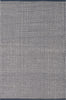 Safavieh Montauk MTK345 Ivory/Navy Area Rug 4' X 6'