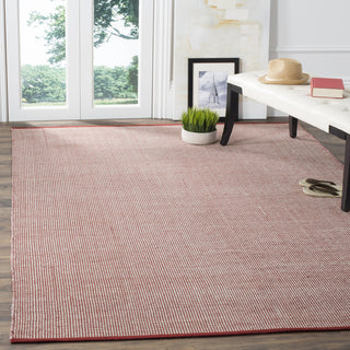 Safavieh Montauk MTK345 Ivory/Red Area Rug Room Scene