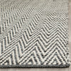Safavieh Montauk MTK411 Ivory/Dark Grey Area Rug Detail