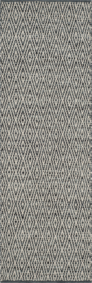 Safavieh Montauk MTK414 Ivory/Dark Grey Area Rug 2' 3'' X 7'