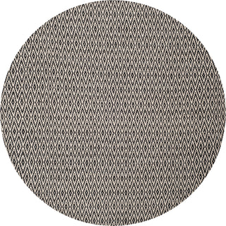 Safavieh Montauk MTK414 Ivory/Dark Grey Area Rug 6' Round