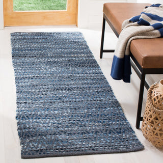 Safavieh Montauk MTK415 Blue Area Rug Room Scene