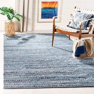 Safavieh Montauk MTK415 Blue Area Rug Room Scene