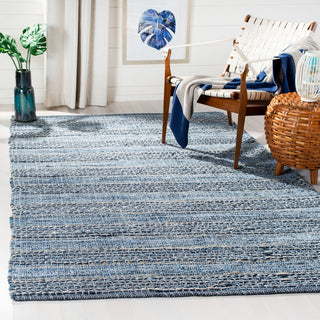 Safavieh Montauk MTK418 Blue Area Rug Room Scene