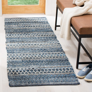 Safavieh Montauk MTK419 Blue Area Rug Room Scene