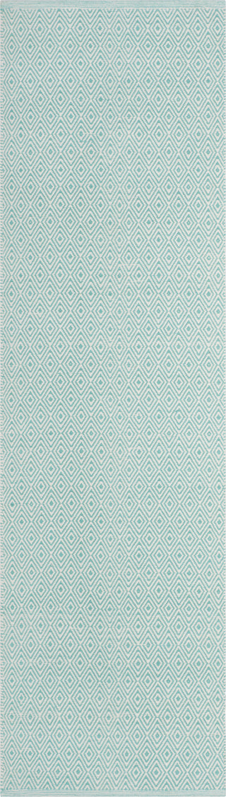 Safavieh Montauk MTK515 Ivory/Aqua Area Rug 2' 3'' X 8'