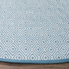 Safavieh Montauk MTK515 Ivory/Light Blue Area Rug Detail