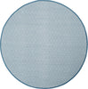 Safavieh Montauk MTK515 Ivory/Light Blue Area Rug Round